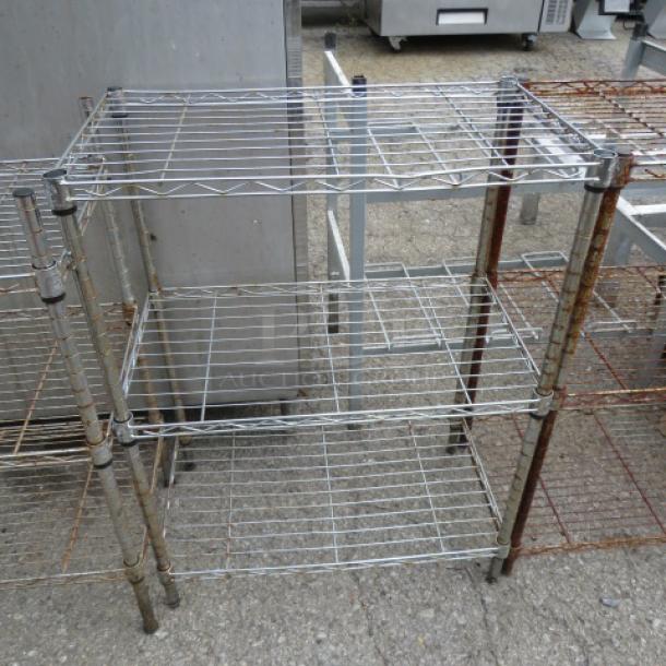 One Metro Shelf With 3 Shelves. 23X13X30 - Image 1 of 1