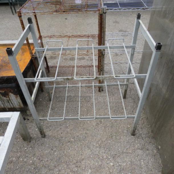 One Metal Soda Racking With 2 Racks. 28X16X30 - Image 1 of 1
