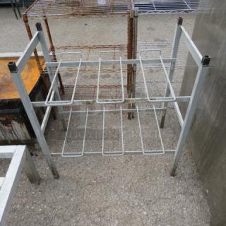 One Metal Soda Racking With 2 Racks. 28X16X30
