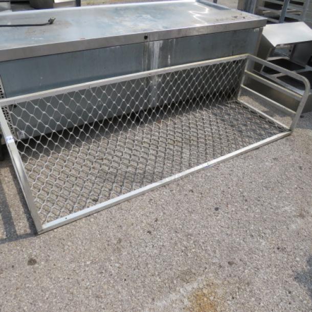 One Aluminum Shelf. 72.5X23X16 - Image 1 of 1