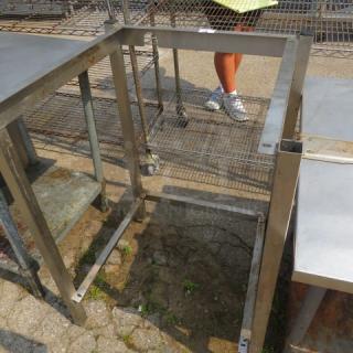One Stainless steel Frame. 27X25X40