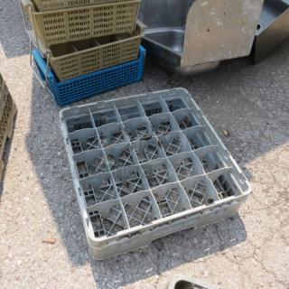 Gray 25 Hole Dishwasher Rack. 2XBID - Item #1188263