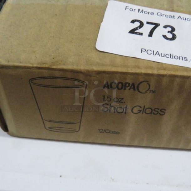 NEW Acopa Shot Glass. 12XBID - Image 2 of 2