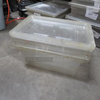 4.75 Gallon Food Storage Container With Lid. 2XBID