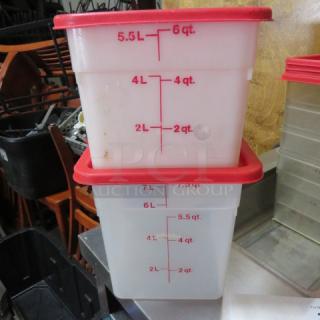 Assorted Size Food Storage Container With Lid. 2XBID