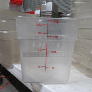 4 Quart Food Storage Container. 3XBID