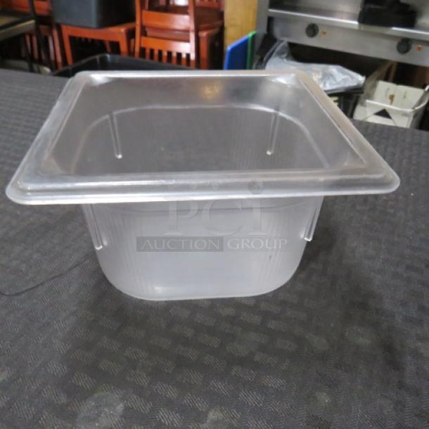 1/6 Size 4 Inch Deep Food Storage Container. 10XBID - Image 1 of 1