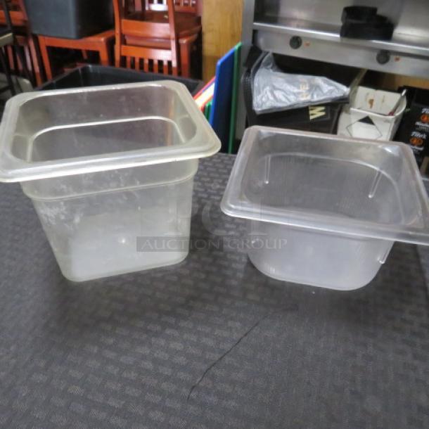 1/6 Size 4/6 Inch Deep Food Storage Container. 9XBID - Image 1 of 1