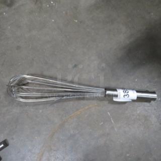 One Stainless Steel Whip.