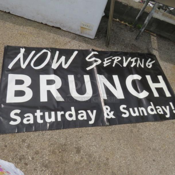 One 72X36 Heavy Duty Brunch Sign. - Image 1 of 1