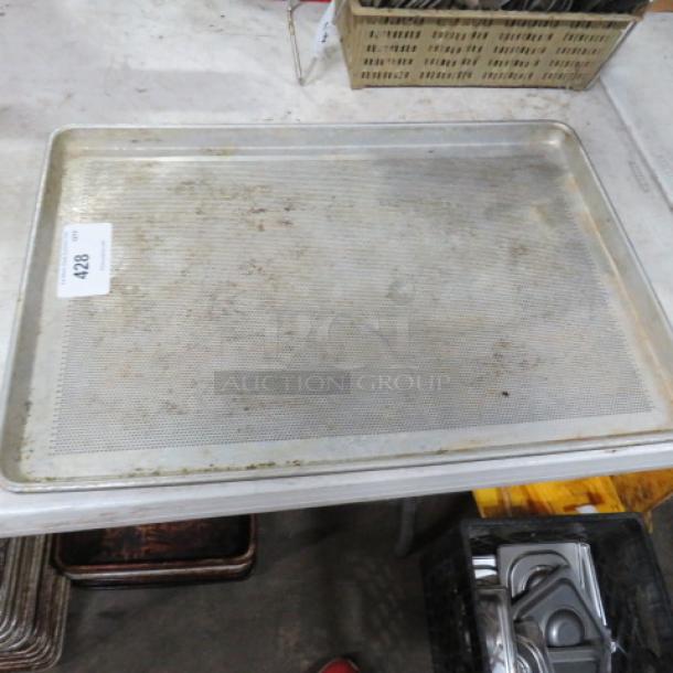 One Full Size Perforated Pan. - Image 1 of 1