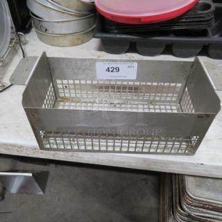 One Stainless Steel Holder.