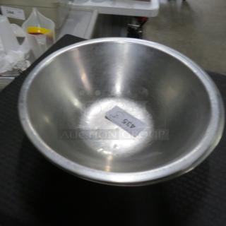 16 Inch Stainless Steel Mixing Bowl. 3XBID