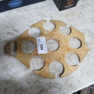 One Wooden Flight Holder.