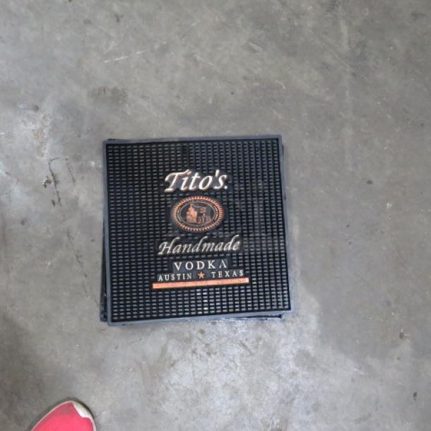Titos Vodka Bar Mat. 2XBID - Image 1 of 1