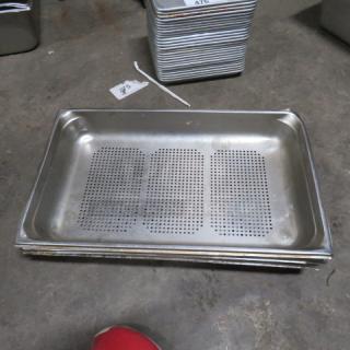 Full Size 2.5 Inch Deep Perforated  Hotel Pan. 3XBID