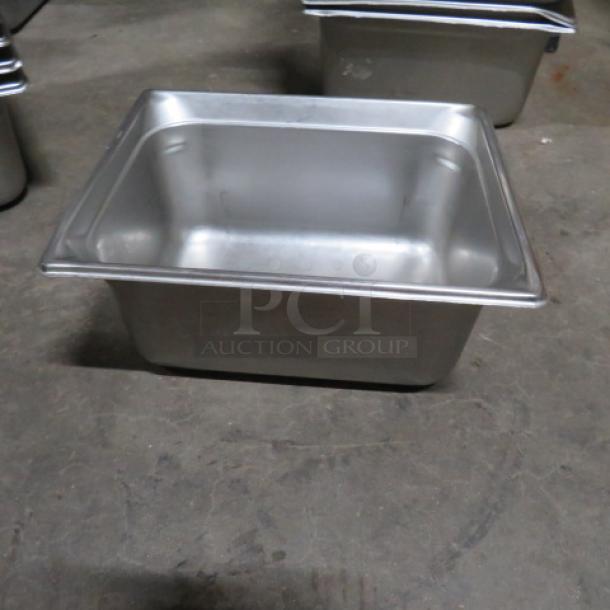 1/2 Size 6 Inch Deep  Hotel Pan. 10XBID - Image 1 of 1