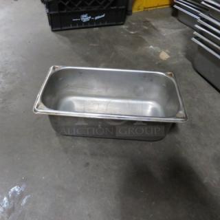 1/3 Size 4 Inch Deep Hotel Pan. 10XBID
