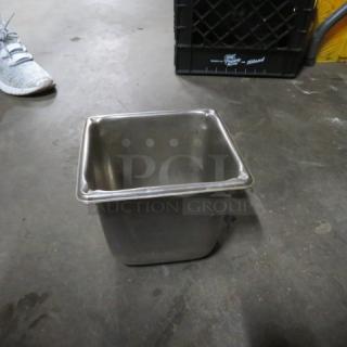 1/6 Size 6 Inch Deep Hotel Pan. 10XBID