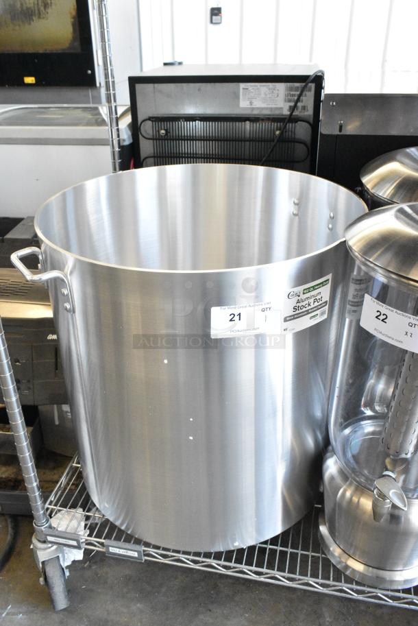 BRAND NEW SCRATCH AND DENT! Choice 471SP160QTHD 160 Qt. Heavy Weight Aluminum Stock Pot - Image 2 of 5