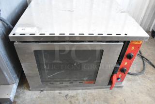 Dobra Industrial Brado FR Stainless Steel Commercial Electric Powered Oven w/ View Through Door. 230/400 Volts, 3 Phase.