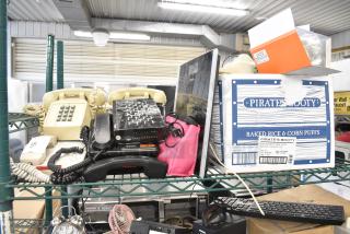ALL ONE MONEY! Tier Lot of Various Items Including Corded Telephones, Blood Pressure Cuff