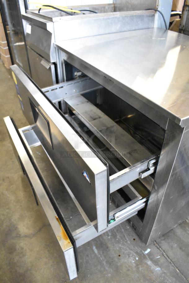 Everest ETBSR2-D2 Stainless Steel Commercial 2 Drawer Cooler. 115 Volts, 1 Phase. Tested and Powers On But Does Not Get Cold - Image 5 of 8