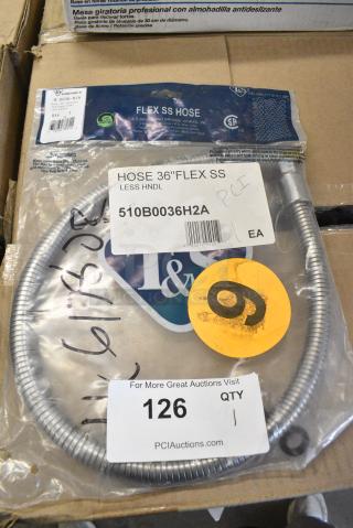 BRAND NEW SCRATCH AND DENT! 510B0036H2A T&S B-0036-H2A 30 5/8" Stainless Steel Hose
