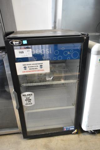 QBD DC6H Metal Mini Cooler Merchandiser. 115 Volts, 1 Phase. Tested and Working! - Item #1182921