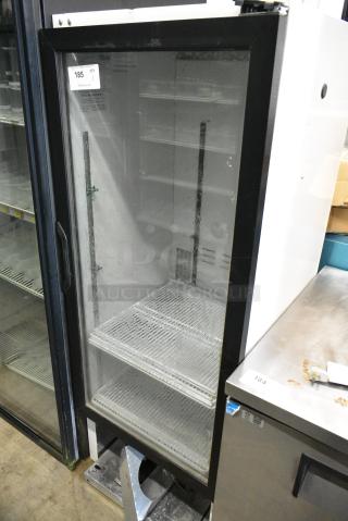 Habco SE12 Metal Commercial Single Door Reach In Cooler Merchandiser w/ Poly Coated Racks. 115 Volts, 1 Phase. Does Not Have Condenser. - Item #1182937
