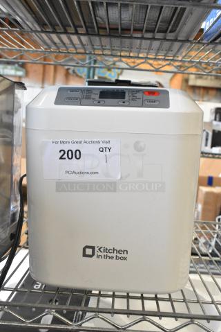 Kitchen In The Box KBM18 Countertop 12 in 1 Bread Maker. 115 Volts, 1 Phase.