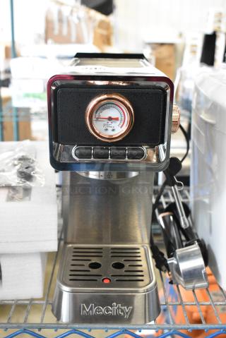 MeCity CM5203AY-UL Espresso Coffee Maker. 120 Volts, 1 Phase. - Item #1182977