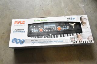 2 IN ORIGINAL BOX! Pyle PKBRD4113 Karaoke Keyboard. 2 Times Your Bid!