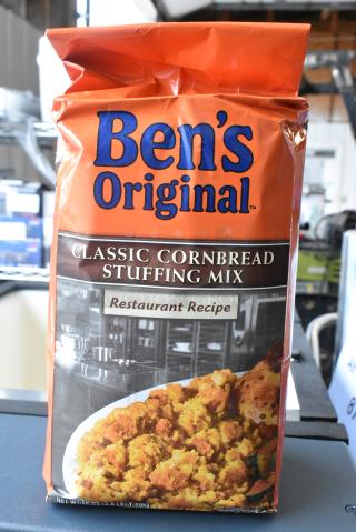 6 IN ORIGINAL BOX! Boxes of Ben's Original Classic Cornbread Stuffing Mix. 6 Times Your Bid!