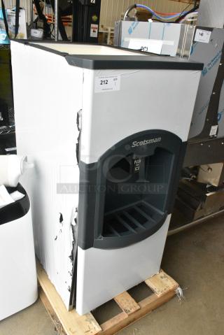 BRAND NEW SCRATCH AND DENT! 2024 Scotsman MC0522MA-1A Stainless Steel Commercial Ice Head on 2024 Scotsman HD22B-1H Commercial Ice Dispenser. 115 Volts, 1 Phase. - Item #1182984