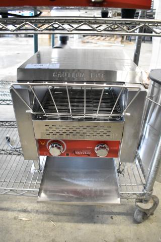 BRAND NEW SCRATCH AND DENT! Avantco 184T140 Commercial 10" Wide Conveyor Toaster with 3" Opening - 300 Slices per Hour. 120 Volts, 1 Phase. Tested and Working!