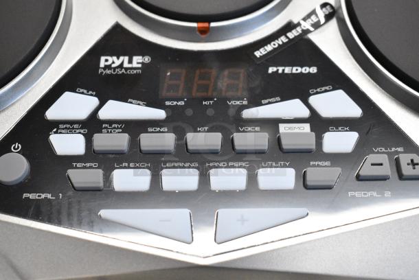 IN ORIGINAL BOX! Pyle PTED06 Electronic Tabletop Drum Machine - Image 3 of 6