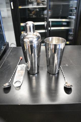 IN ORIGINAL BOX! NCCSPC77 NutriChef Bartender Set 7 Piece