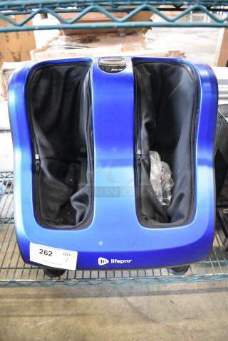 Lifepro LP-MRVX-BLU Countertop Foot Massager. 100-240 Volts, 1 Phase.