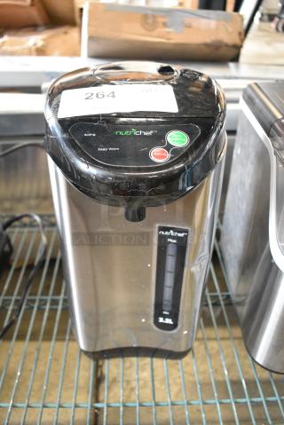 Nutrichef PKWK43.5 Electric Water Boiler and Warmer. 120 Volts, 1 Phase.