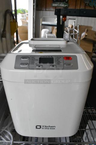 Kitchen In The Box KBM18 Countertop 12 in 1 Bread Maker. 115 Volts, 1 Phase.