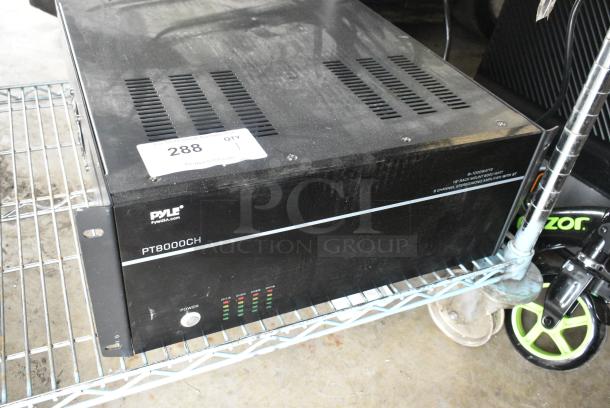 Pyle PT8000CH 8-Channel Amplifier - Image 1 of 7