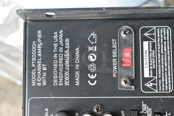 Pyle PT8000CH 8-Channel Amplifier - Image 7 of 7