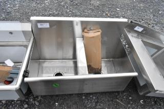 BRAND NEW SCRATCH AND DENT! Stainless Steel 2 Bay Sink.