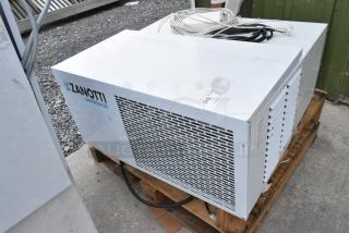 Zanotti MSB225T1250F/ETL SELF CONTAINED Metal Commercial Medium Temperature Compressor Condenser. 115 Volts, 1 Phase.