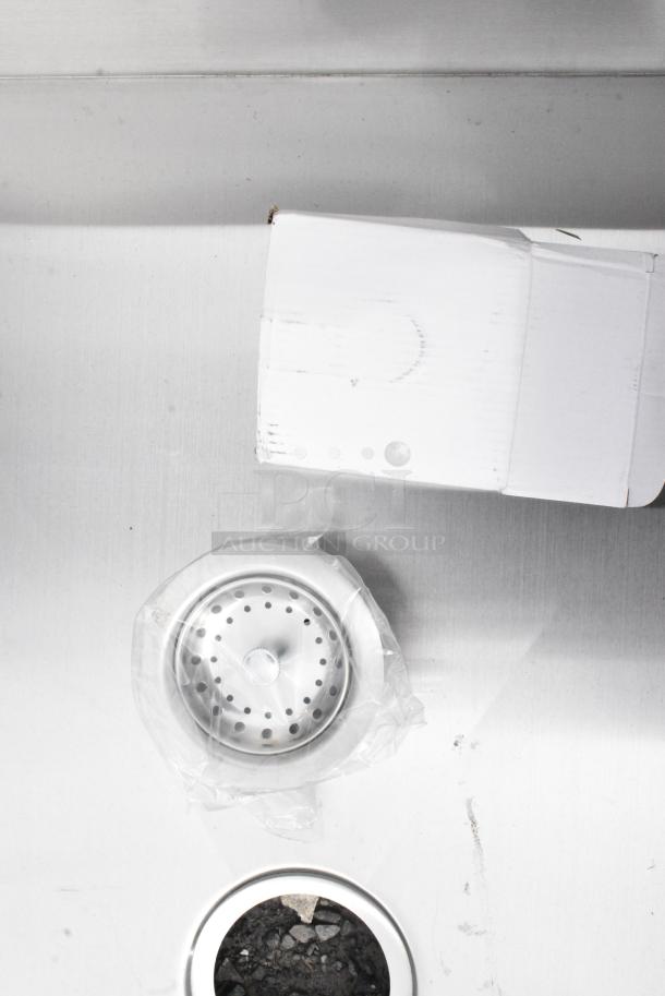 BRAND NEW SCRATCH AND DENT! Steelton 522US13624 36" x 24" x 14" Utility Sink for (1) 8" Center Faucet. No Legs. - Image 4 of 7