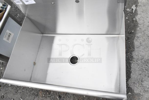 BRAND NEW SCRATCH AND DENT! Steelton 522US13624 36" x 24" x 14" Utility Sink for (1) 8" Center Faucet. No Legs. - Image 6 of 7