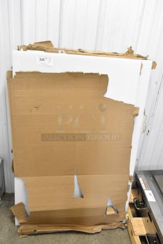5 BRAND NEW SCRATCH AND DENT! 600PSWT3048F Regency 30" x 48" Poly Table Top for 30" x 48" Poly Top Table without Backsplash. 5 Times Your Bid!