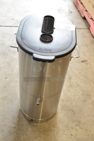 BRAND NEW SCRATCH AND DENT! Bunn TDO-5 5 Gallon Iced Tea Dispenser with Solid Plastic Lid