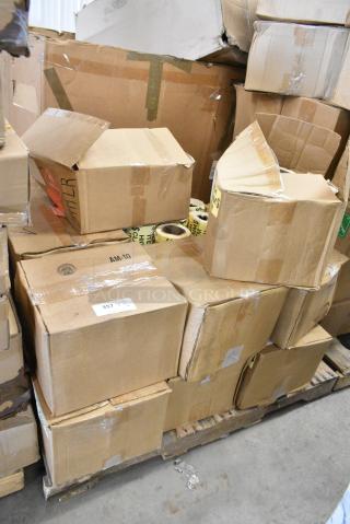 16 BRAND NEW SCRATCH AND DENT! Boxes Including High Claim Stickers and Flammable Stickers. 16 Times Your Bid!